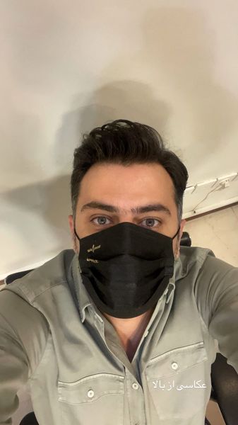 سلفی سر به هوایی علی ضیا + عکس