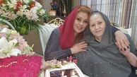 نسرین مقانلو و مادرش در خانه شان + عکس
