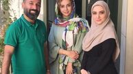شبنم قلی خانی در کنار دوستانش + عکس