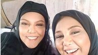 سلفی بهنوش بختیاری و خانم بازیگر در تاکسی + عکس