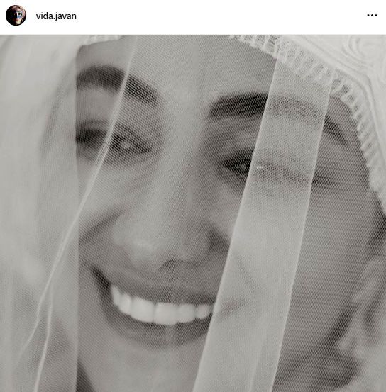 ویدا جوان در لباس عروس + عکس