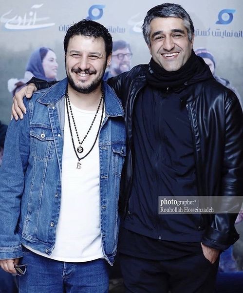 جواد عزتی و دوست زیر خاکی اش + عکس