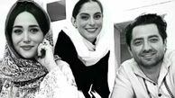 بهرام رادان، غزل شاکری و پریناز ایزدیار در پشت صحنه سریال توقیف شده «جیران»