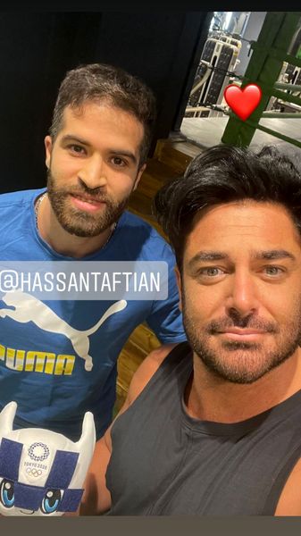 سلفی محمدرضا گلزار با دوست صمیمی اش + عکس