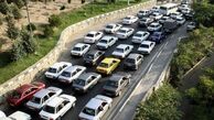 ترافیک سنگین در "هراز"/بارش باران در محورهای دو استان