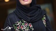 عکس بازیگر زن سریال "بوی باران" با مانتو سبز