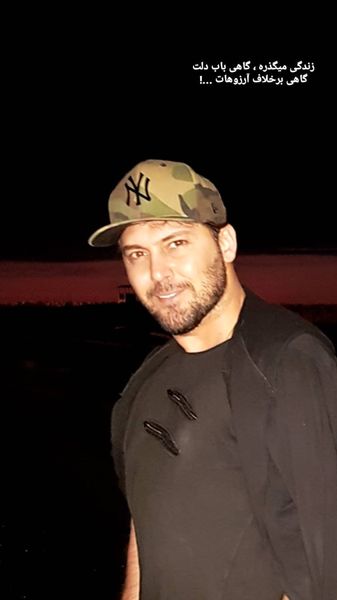 دانیال عبادی با کلاه ارتشی + عکس