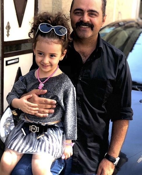 رضا مولایی و خواهرزاده جانش + عکس