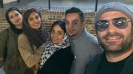 گردش دوستانه حدیثه تهرانی و همسرش
