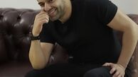 تیپ‌ مشکی رضا بهرام + عکس