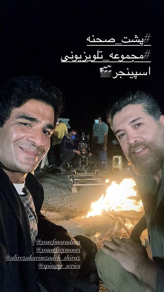 شب کاری های یوسف تیموری در بیابان + عکس