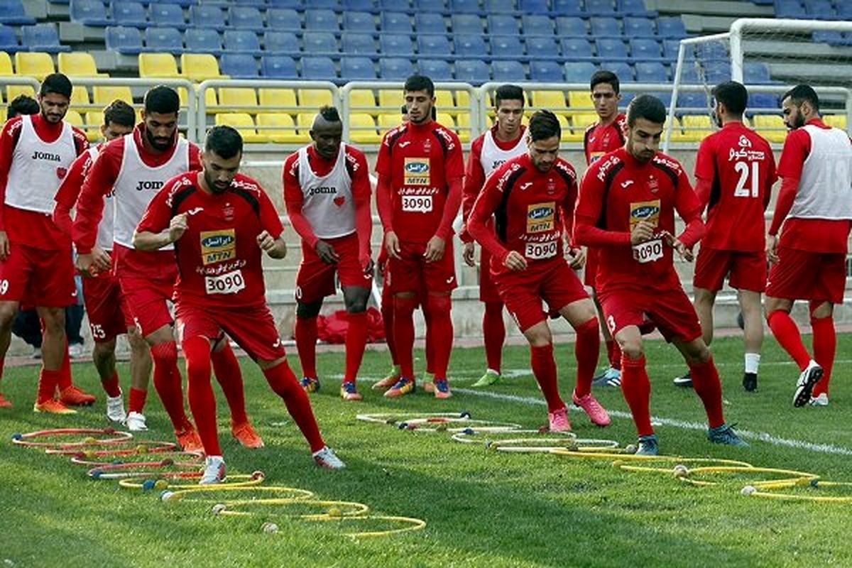 آخرین تمرین پرسپولیس !