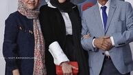 سحر دولتشاهی و پدر و مادرش در یک مراسم + عکس