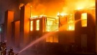 6 کشته در پی حریق در هتل روسیه (+عکس)