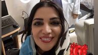 سلفی الهام پاوه نژاد با دکتر قلبش + عکس