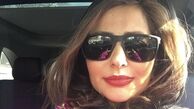 سلفی نفیسه روشن در ماشینش + عکس