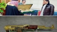 کلاشنیکف طلائی هدیه شاهزاده سعودی به عمران خان