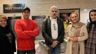 جمعی از بازیگران در کنار استاد کیهان کلهر