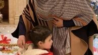عکس جدید همسر مهران غفوریان و دخترش
