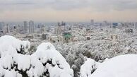 تهران برفی می‌شود