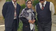 بازیگران و طراح‌ گریم سریال بوم و بانو در کنار هم + عکس