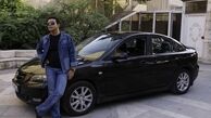 ماشین خارجی حسن شکوهی + عکس