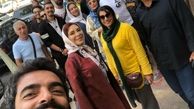 دل منوچهر هادی در خیابان پاسداران+عکس