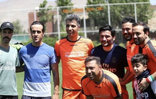 عادل فردوسی پور به فوتبالیستها پیوست + عکس