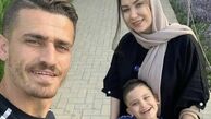 سلفی وریا غفوری با همسر و پسرش + عکس