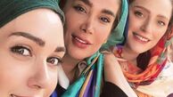 سلفی نگین معتضدی با دوستان بازیگرش + عکس