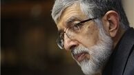 عیادت حدادعادل از علی معلم به نمایندگی از مقام معظم رهبری