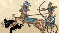 حمله هوايي مصر به مواضع داعش/ کاريکاتور