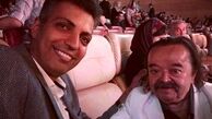 عادل فردوسی پور در کنار مرد کوچک سینمای ایران + عکس
