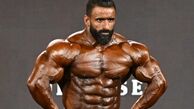 تصویری جالب از کری خوانی هادی چوپان برای رقیبش | مدعی اصلی قهرمانی مستر المپیا ۲۰۲۴