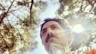 سلفی آسمانی عباس غزالی + عکس