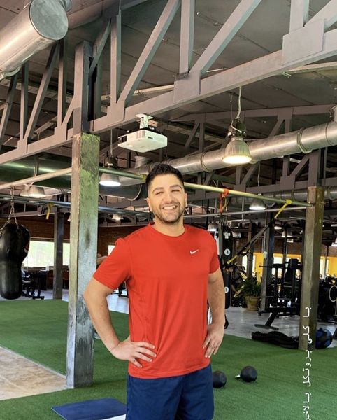 زانیار خسروی در باشگاه + عکس