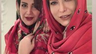 ست یلدایی فریبا نادری با دوستش + عکس