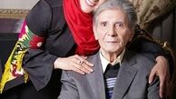 مرجانه گلچین و عموی معروفش+عکس