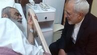 عیادت ظریف از آیت‌الله مظاهری