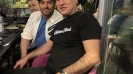 بازیگر و فوتبالست مشهور در یکی از رستوران‌های تهران + عکس