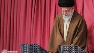 تفاوت عجیب دکور بیت رهبری برای دیدار با بانوان + عکس