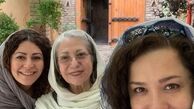 سلفی مهراوه شریفی‌نیا با رخشان بنی‌اعتماد و کارگردان در جستجوی فریده