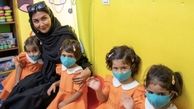 مریم معصومی در کنار کودکان بی سرپرست + عکس