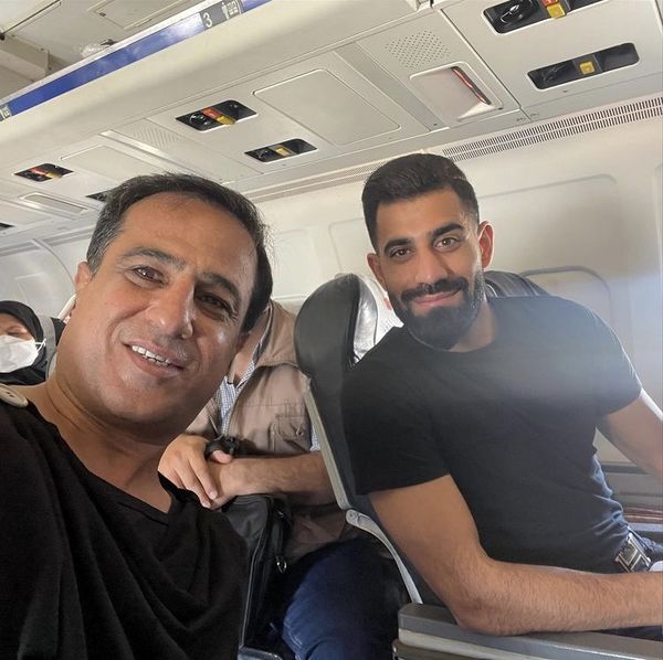 سفر رامین راستاد با دفاع باغیرت + عکس