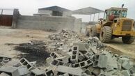 تخریب ساخت و سازها در اراضی پارک ملی سرخه حصار