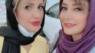 سیما مطلبی و‌دوستش + عکس