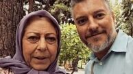 ثریا قاسمی در کنار هوادارش + عکس