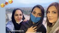 سمیرا حسینی در کنار دوستانش + عکس