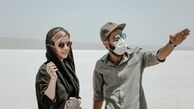 سارا بهرامی و دوستش در بیابان + عکس