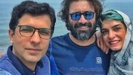 سفر تابستانی امین زندگانی با زن و برادر زنش+عکس